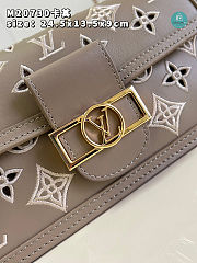 Louis Vuitton Dauphine East West Handbag Brown 24.5 x 13.5 x 9 cm - 2