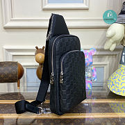Louis Vuitton Avenue Sling Bag In Damier Leather 19.0x30.0x18.0 cm - 3