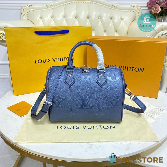Louis Vuitton Speedy Bandoulière 25 Blue Monogram 25.0 x 19.0 x 15.0 cm - 1