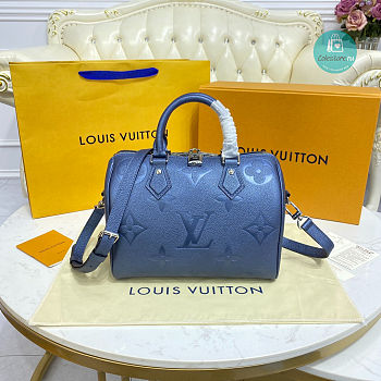 Louis Vuitton Speedy Bandoulière 25 Blue Monogram 25.0 x 19.0 x 15.0 cm