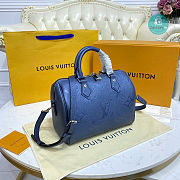 Louis Vuitton Speedy Bandoulière 25 Blue Monogram 25.0 x 19.0 x 15.0 cm - 3