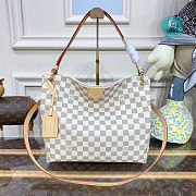 Louis Vuitton Graceful PM Hobo In Elegant Damier 35x30x11cm - 1