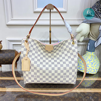 Louis Vuitton Graceful PM Hobo In Elegant Damier 35x30x11cm