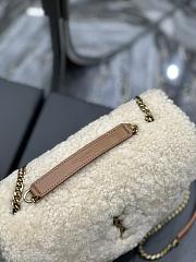 YSL LouLou Shoulder Bag Shearling Toy 25×17×9cm - 3