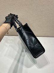 Prada Medium Leather Handbag In Black 35x27x10cm - 2