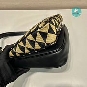 Prada Double Triangle Symbole Mini Bag Beige/Black 23x25x5cm - 3