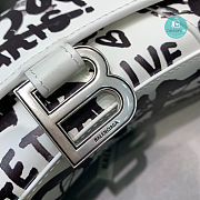 Colestore Balenciaga Hourglass XS Graffiti-Print Leather Bag 19x8x11cm - 4