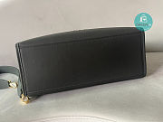 Fendi Sunshine Medium Dark Grey Leather And Elaphe Shopper 35x31x17cm - 5