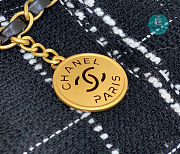 Chanel 22 Handbag Wool Tweed & Gold-Tone Metal Multicolor 38 × 42 × 8 cm - 2