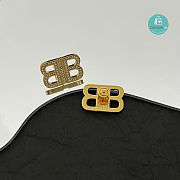 Balenciaga BB 2.0 XS Earrings In Gold - 2