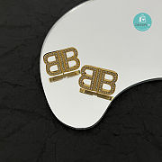 Balenciaga BB 2.0 XS Earrings In Gold - 4