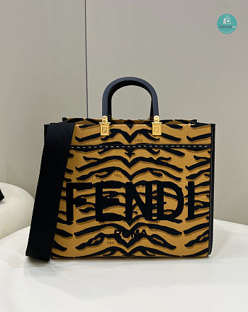 Fendi Sunshine Medium Shopper bag from the Spring Festival Capsule Collection 37x14x30cm