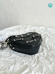 Colestore Balenciaga Le Cagole Leather Shoulder Bag in Black 16×12.7×4.5cm - 2