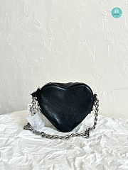 Colestore Balenciaga Le Cagole Leather Shoulder Bag in Black 16×12.7×4.5cm - 4
