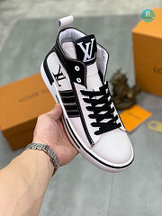 Louis Classic High-top Trendy Shoes In Black - 4