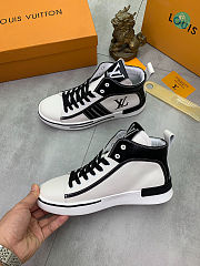 Louis Classic High-top Trendy Shoes In Black - 3