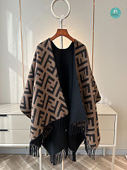 Fendi Poncho Multicolour Wool and Cashmere 140x150cm - 6