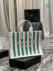 YSL Rive Gauche Tote Bag In Ivory 48x36x16cm - 6