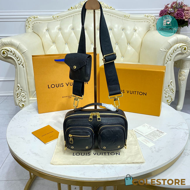 Louis Vuitton Utility Cross Body Bag In Black 18 x 11 x 10 cm - 1