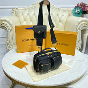 Louis Vuitton Utility Cross Body Bag In Black 18 x 11 x 10 cm - 6