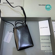 Colestore Balenciaga The Simpsons Leather Tote In Black 12x4.5x18cm - 5