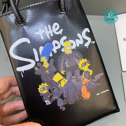 Colestore Balenciaga The Simpsons Leather Tote In Black 12x4.5x18cm - 2