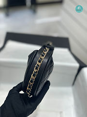 Chanel 23C Hula Hoop Bag Dumpling Bag 16x16x5.5cm - 5