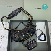 Colestore Balenciaga Le Cagole Xs Shoulder Bag With Pins 26x12x6 cm - 1