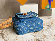 Louis Vuitton Blue Denim Monogram Sling Bag 18x20x7cm - 3