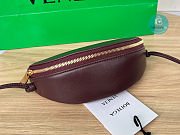 Bottega Veneta Intrecciato Multi Pouch Crossbody Bag In Grape 18x9x8 cm - 6