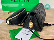 Bottega Veneta Intrecciato Multi Pouch Crossbody Bag In Black 18x9x8 cm - 3