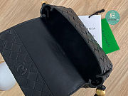 Bottega Veneta Intrecciato Multi Pouch Crossbody Bag In Black 18x9x8 cm - 4