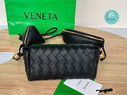 Bottega Veneta Intrecciato Multi Pouch Crossbody Bag In Black 18x9x8 cm - 5