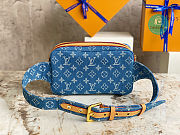 Louis Vuitton Monogram Denim Bum Waist Bag 25×6.5×15cm - 5