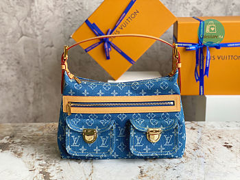 Louis Vuitton Brand New Gorgeous Denim Bag 30x10x19cm