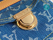 Louis Vuitton Brand New Gorgeous Denim Bag 30x10x19cm - 6