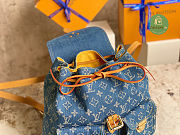 Colestore Louis Vuitton Sac A Dos GM Backpack In Denim 28.5x20x27.5cm - 6