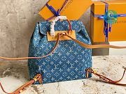 Colestore Louis Vuitton Sac A Dos GM Backpack In Denim 28.5x20x27.5cm - 4