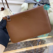 Louis Vuitton Hina MM Mahina Leather Handbag In Cream 46x29.5x17cm - 5