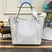 Louis Vuitton Hina MM Mahina Leather Handbag In White 46x29.5x17cm - 1