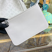 Louis Vuitton Hina MM Mahina Leather Handbag In White 46x29.5x17cm - 6