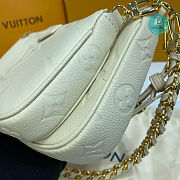 Louis Vuitton Multi Pochette Accessoires in Cream 25x14.5x4.5 cm - 5