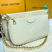 Louis Vuitton Multi Pochette Accessoires in Cream 25x14.5x4.5 cm - 3