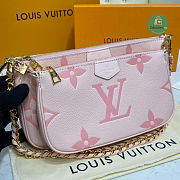 Louis Vuitton Multi Pochette Accessoires Crossbody Bag In Pink 25 x 14.5 x 4.5 cm - 3