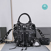 Colestore Balenciaga Le Cagole Small Bucket Bag In Black 30x23x17cm - 1
