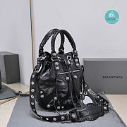 Colestore Balenciaga Le Cagole Small Bucket Bag In Black 30x23x17cm - 2