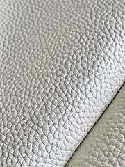 Prada Dynamique Leather Tote In White 25x21.5x14cm - 2