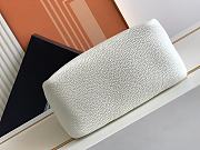 Prada Dynamique Leather Tote In White 25x21.5x14cm - 3