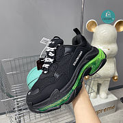 Balenciaga 19SS Triples Sneaker 'Black Yellow Fluo'  - 4