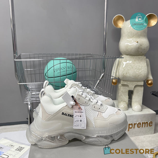 Balenciaga 19SS Triples Sneaker White - 1